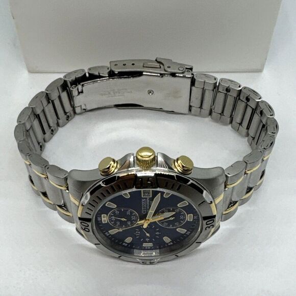 Citizen AN3394-59L Men's Silver Stainless Steel Analog Dail Quartz Watch JNA93 - Picture 7 of 12